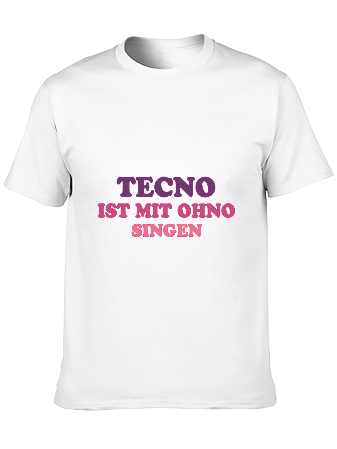 Techno Music T-Shirt - Sing Without Words