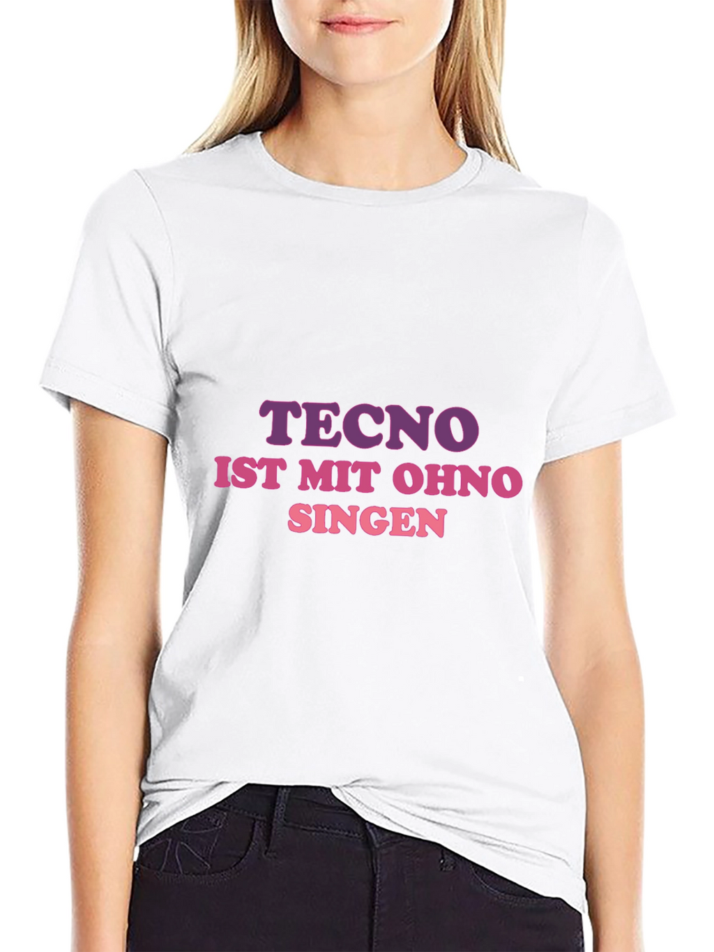 Techno Music T-Shirt - Sing Without Words
