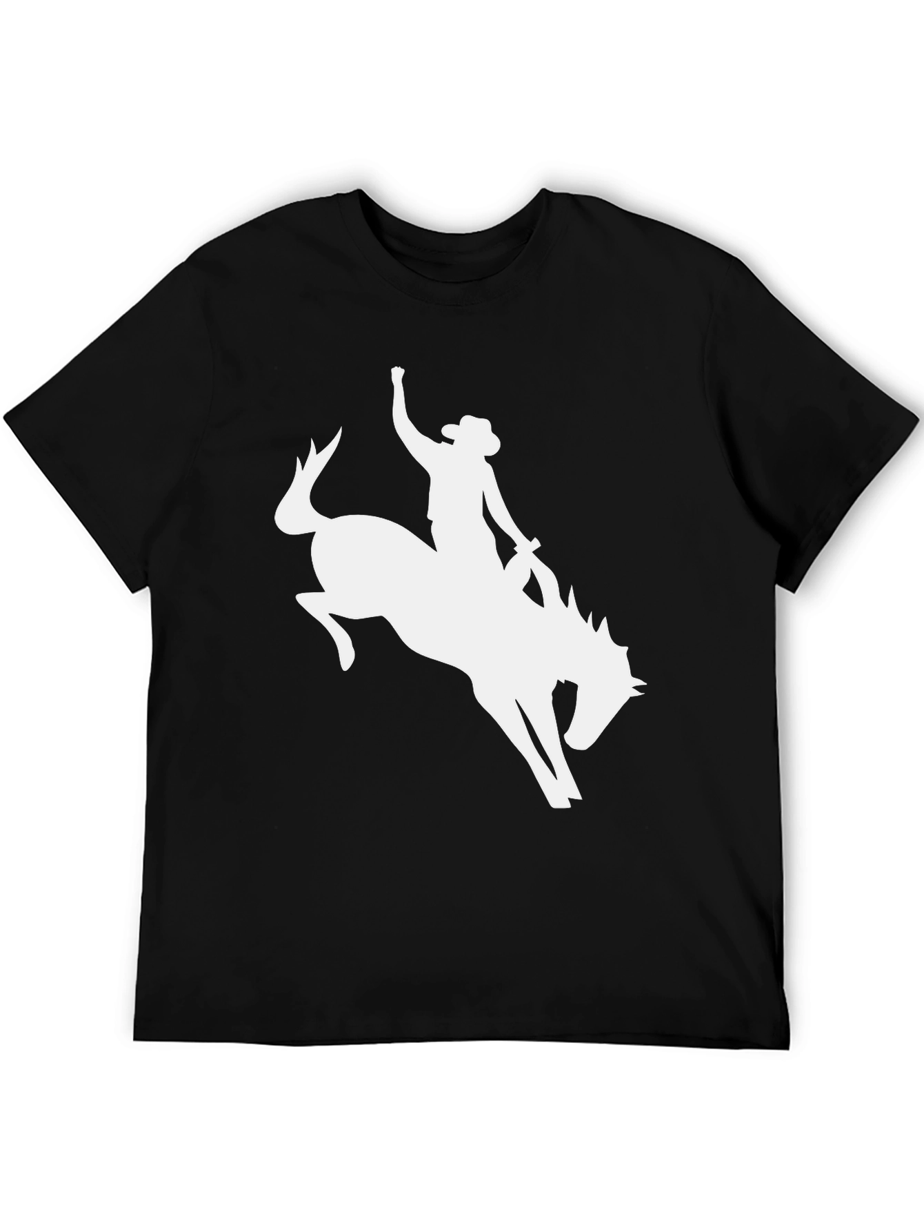 Bronco Rider Graphic Tee - Black