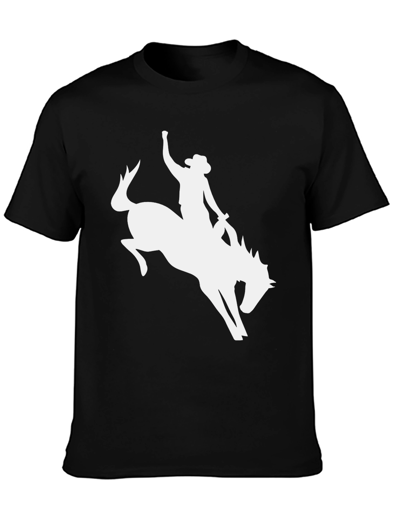Bronco Rider Graphic Tee - Black