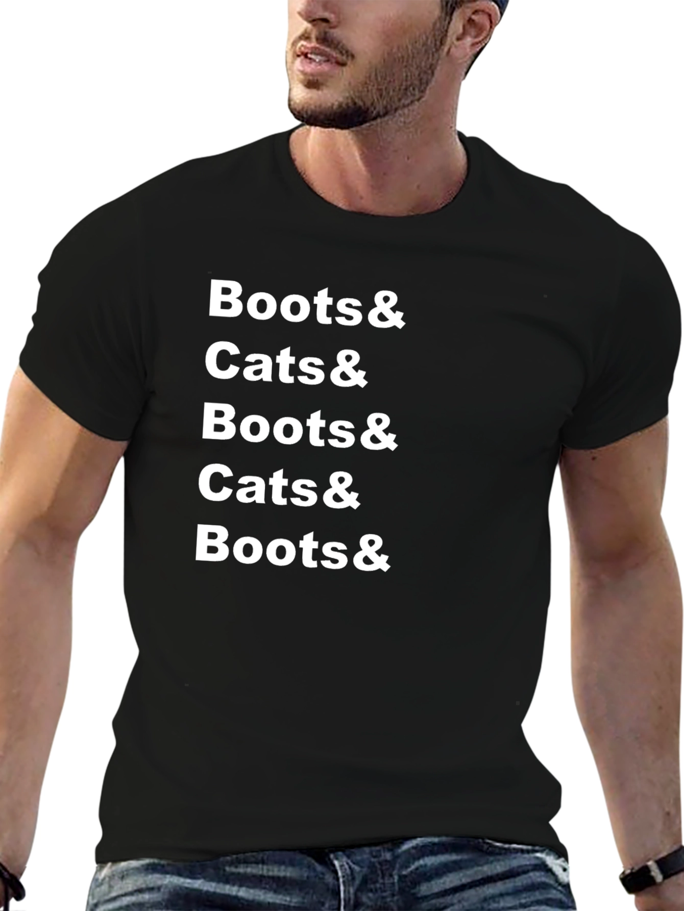 Boots & Cats Graphic T-Shirt