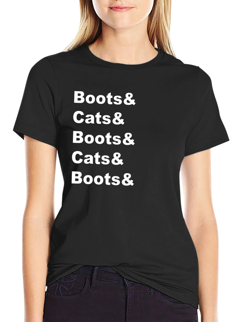 Boots & Cats Graphic T-Shirt
