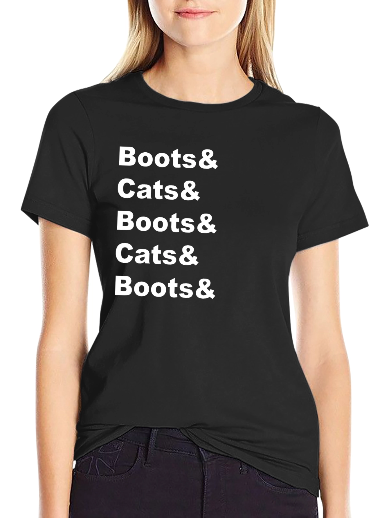 Boots & Cats Graphic T-Shirt