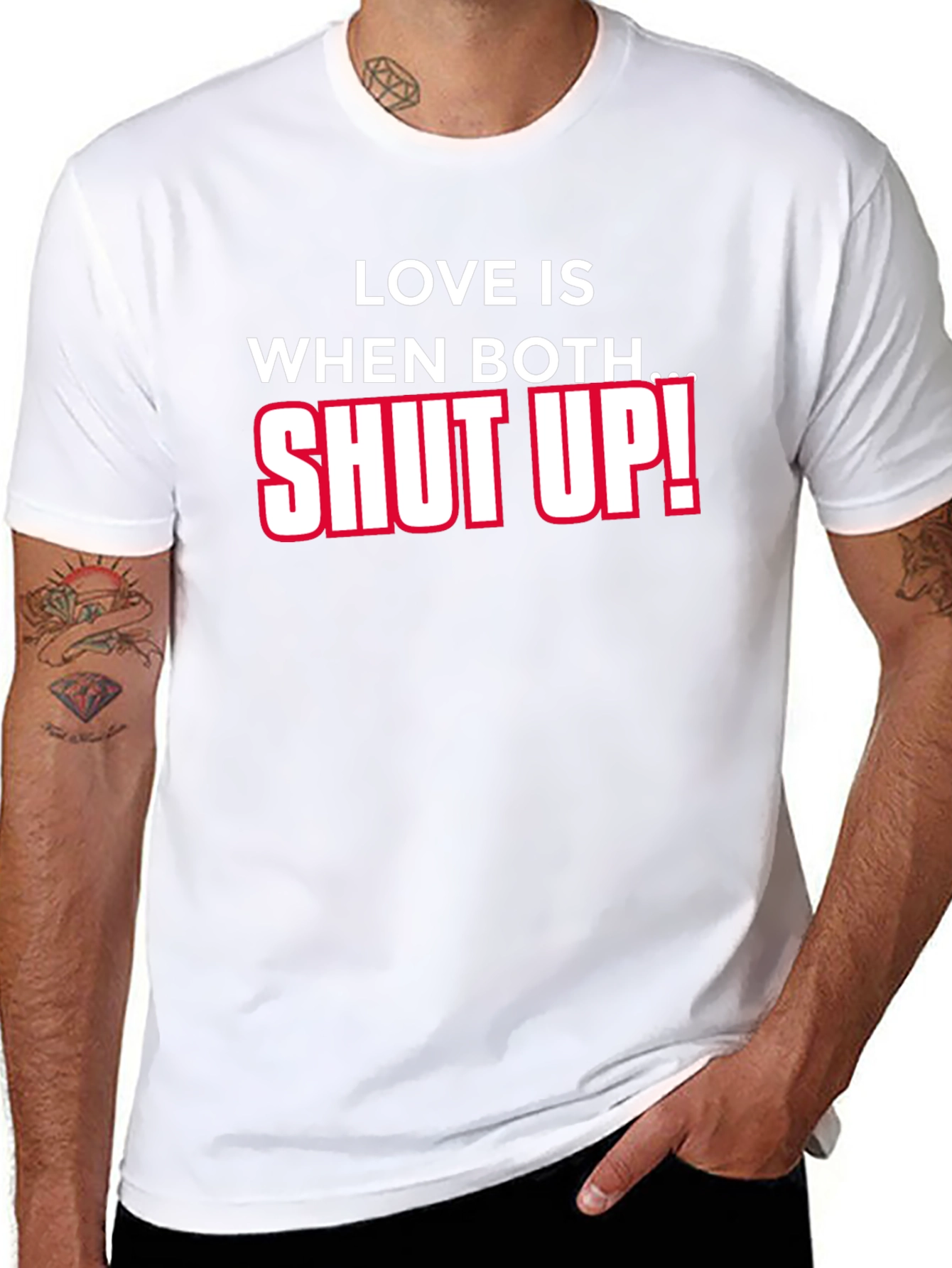 Funny Sarcastic Shut Up T-Shirt