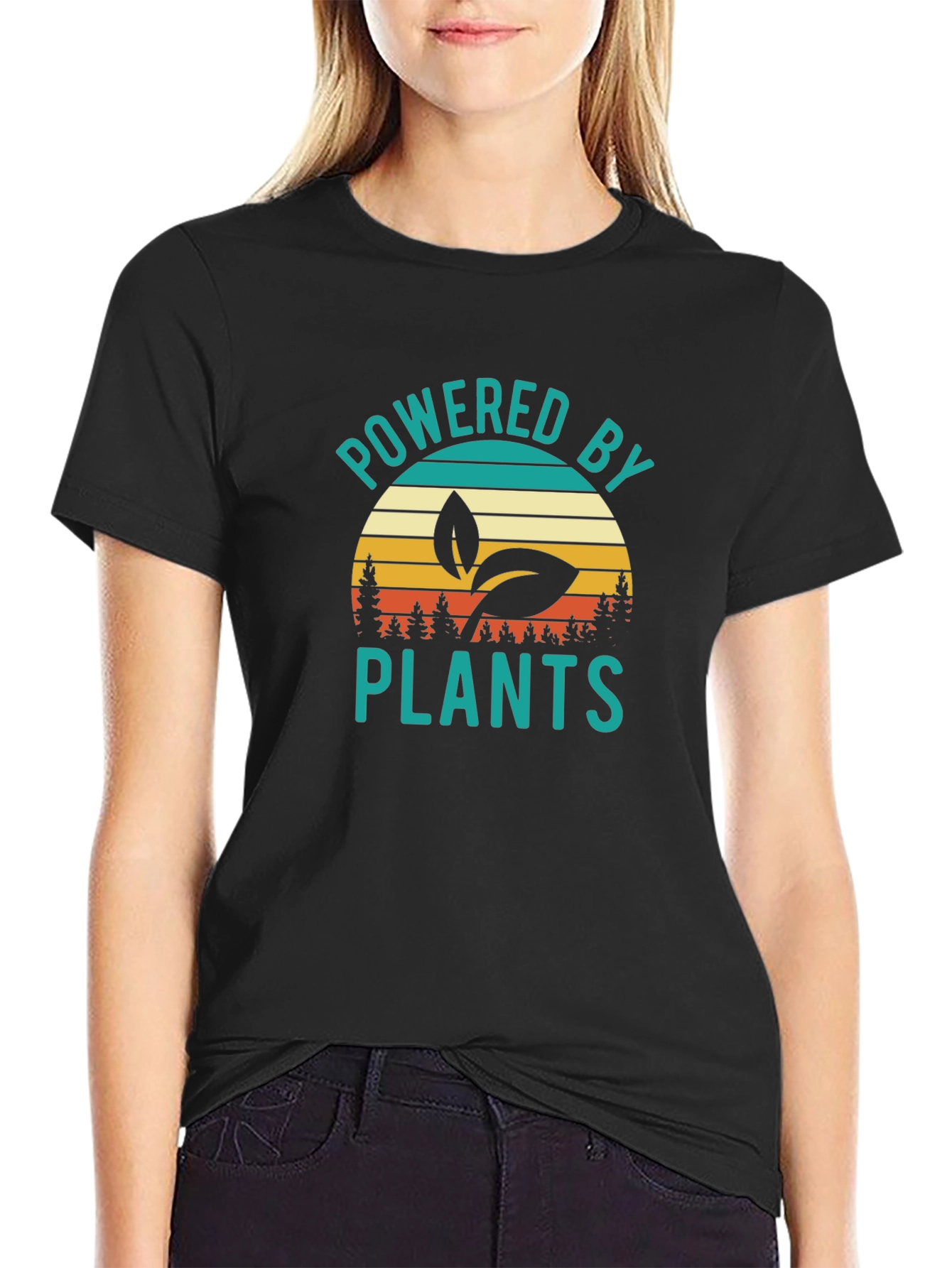 Powered By Plants Graphic T-Shirt
