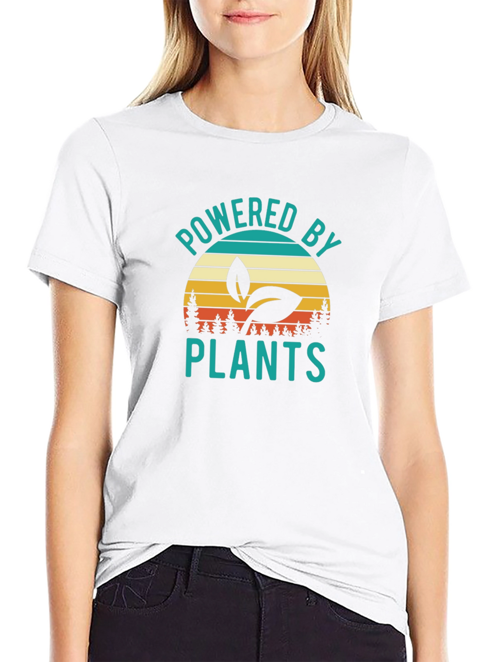 Powered By Plants Graphic T-Shirt