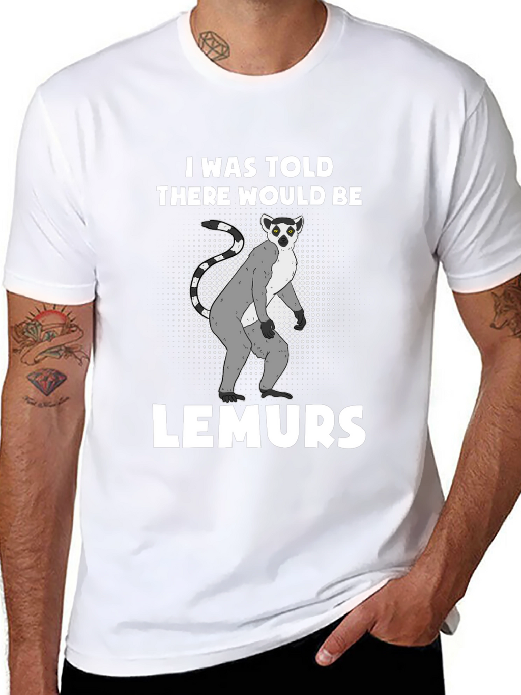 Lemurs Told Graphic T-Shirt - Novelty Tee