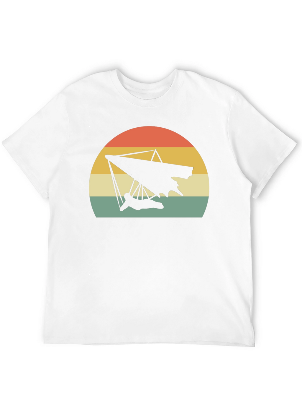 Hang Gliding Sunset T-Shirt - Retro Style