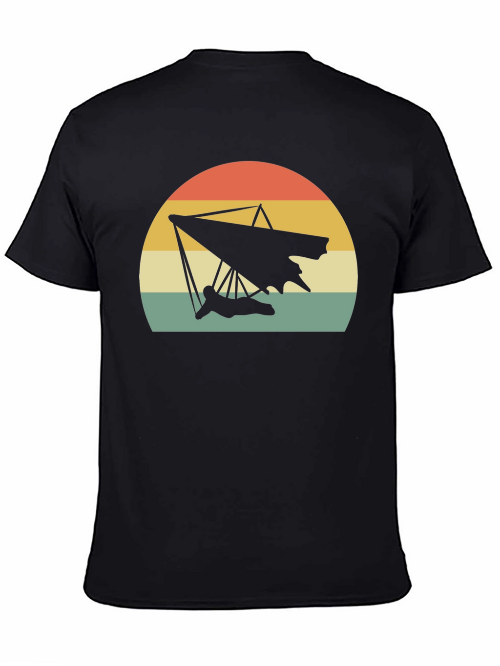 Hang Gliding Sunset T-Shirt - Retro Style