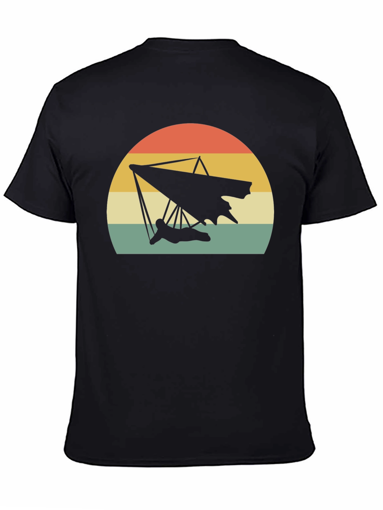Hang Gliding Sunset T-Shirt - Retro Style