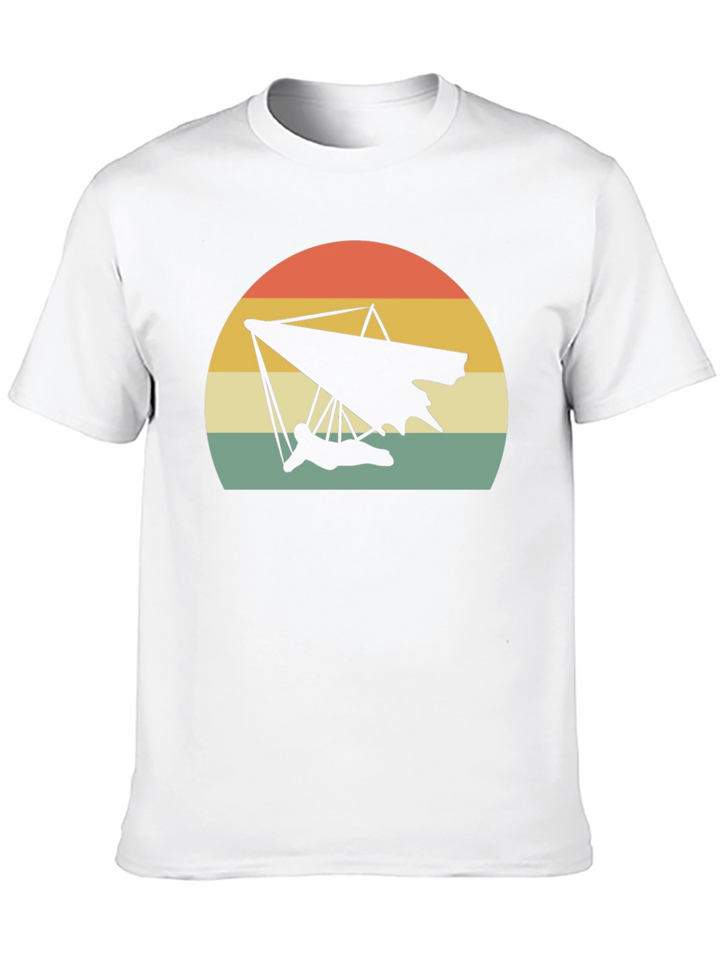 Hang Gliding Sunset T-Shirt - Retro Style