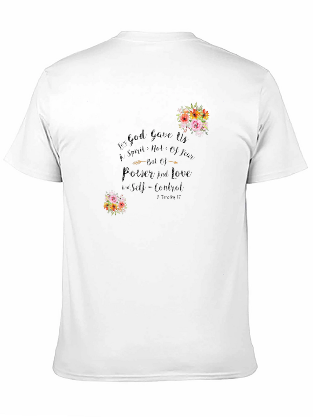 Floral Christian Graphic T-Shirt