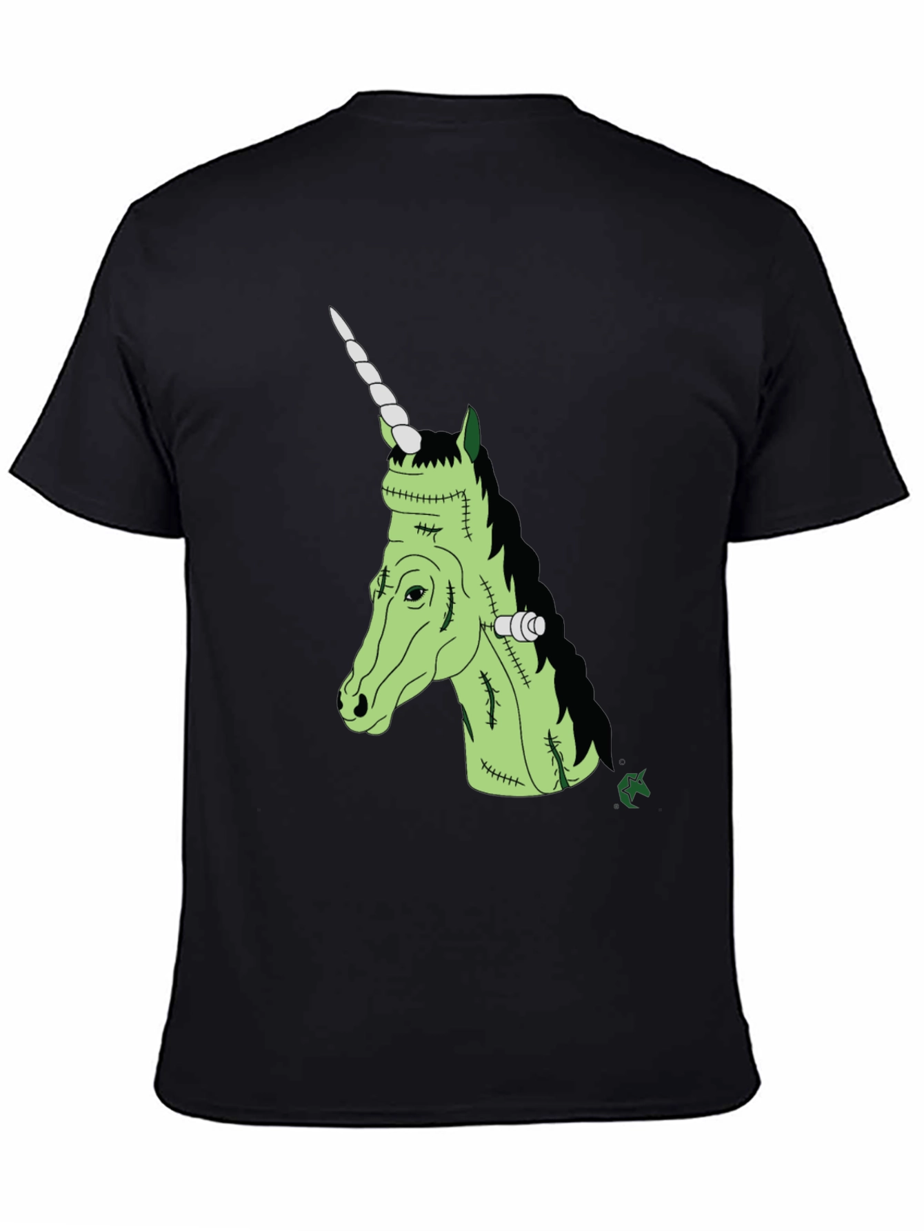 Frankenstein Unicorn Graphic Tee - Halloween Costume Shirt