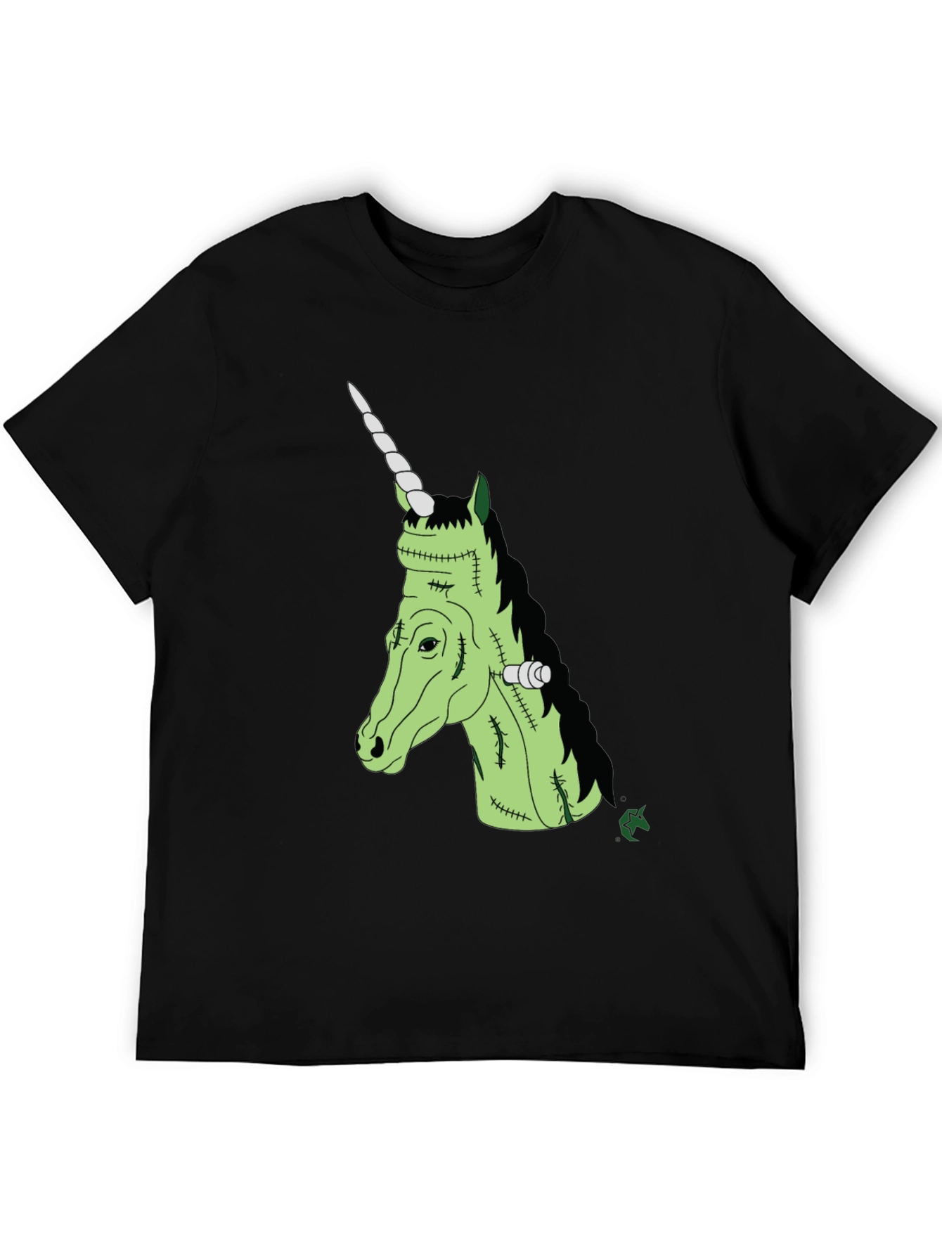 Frankenstein Unicorn Graphic Tee - Halloween Costume Shirt