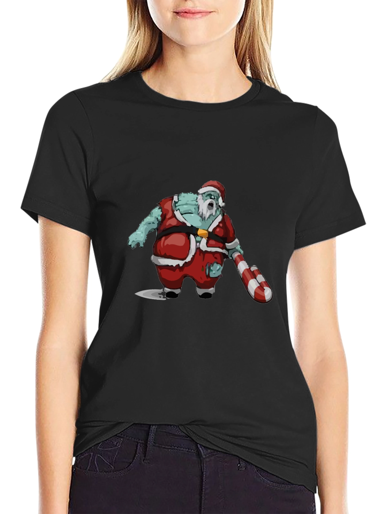 Zombie Santa T-Shirt - Holiday Horror