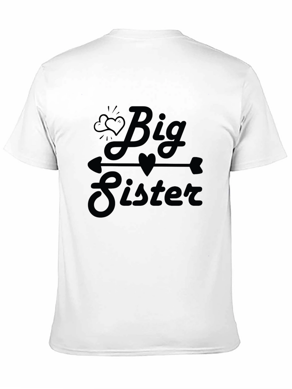 Big Sister Arrow Heart Graphic Tee