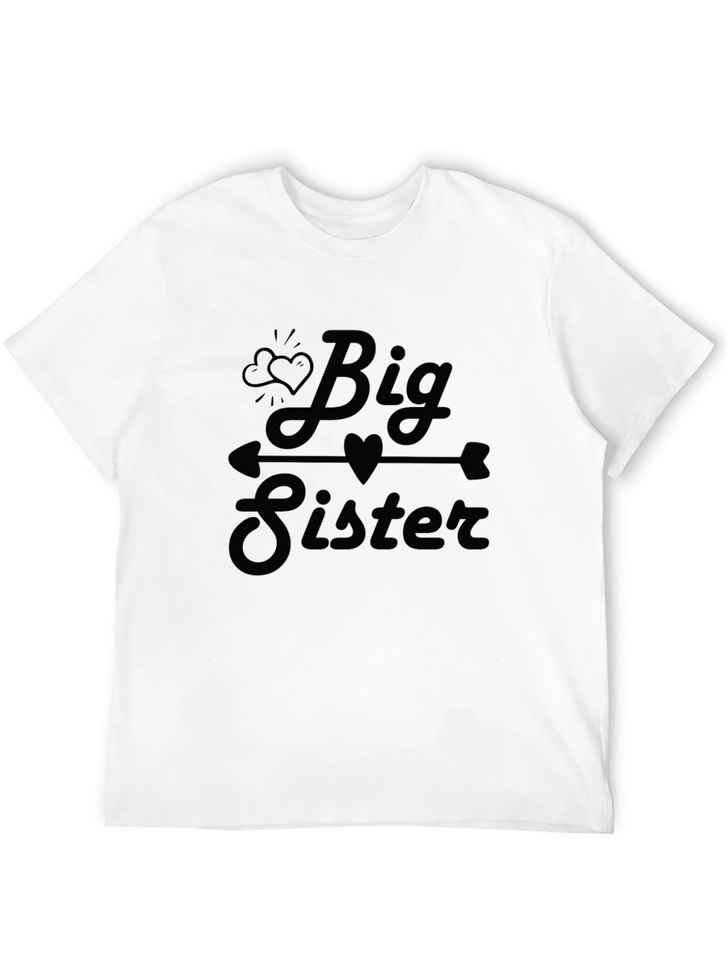 Big Sister Arrow Heart Graphic Tee