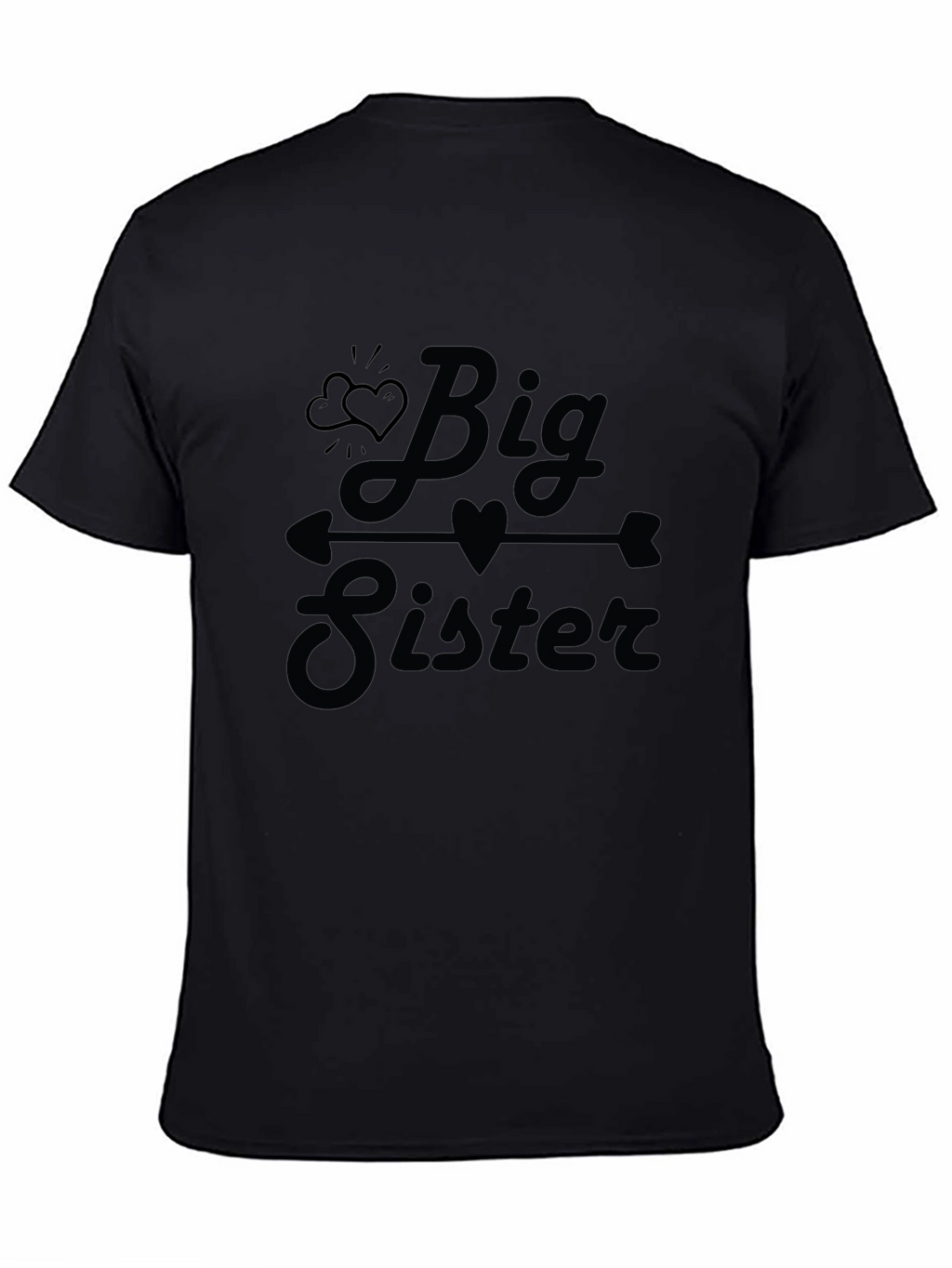 Big Sister Arrow Heart Graphic Tee