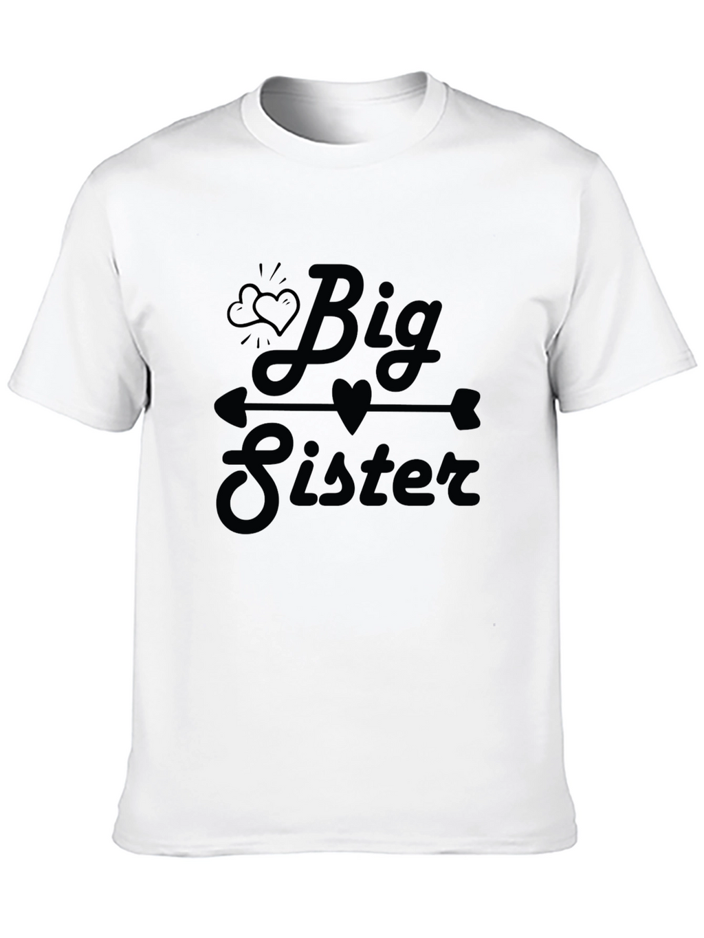 Big Sister Arrow Heart Graphic Tee