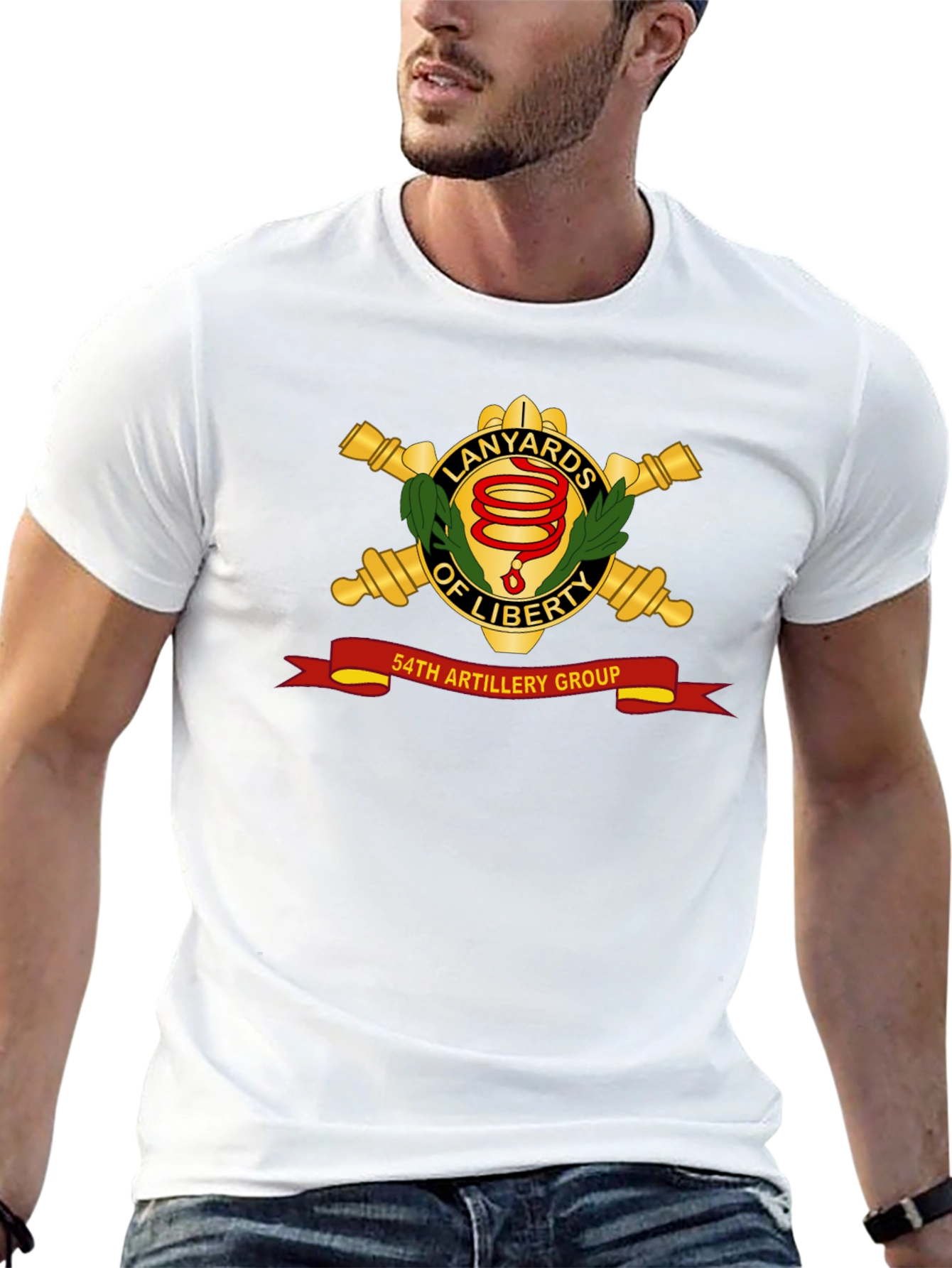 54th Artillery Group Lanyards of Liberty T-Shirt