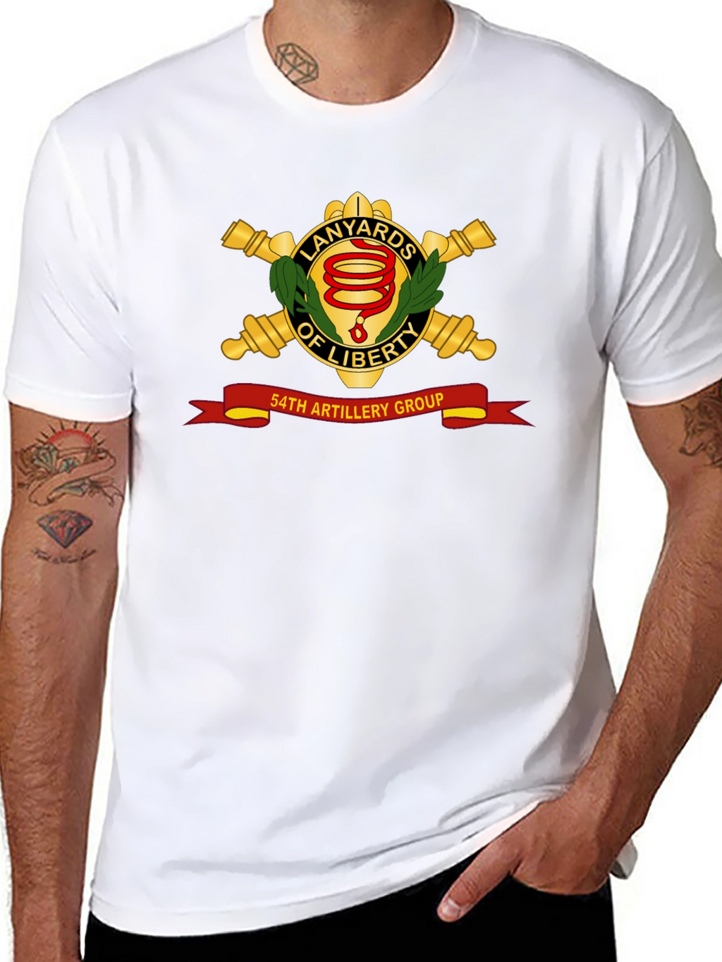 54th Artillery Group Lanyards of Liberty T-Shirt