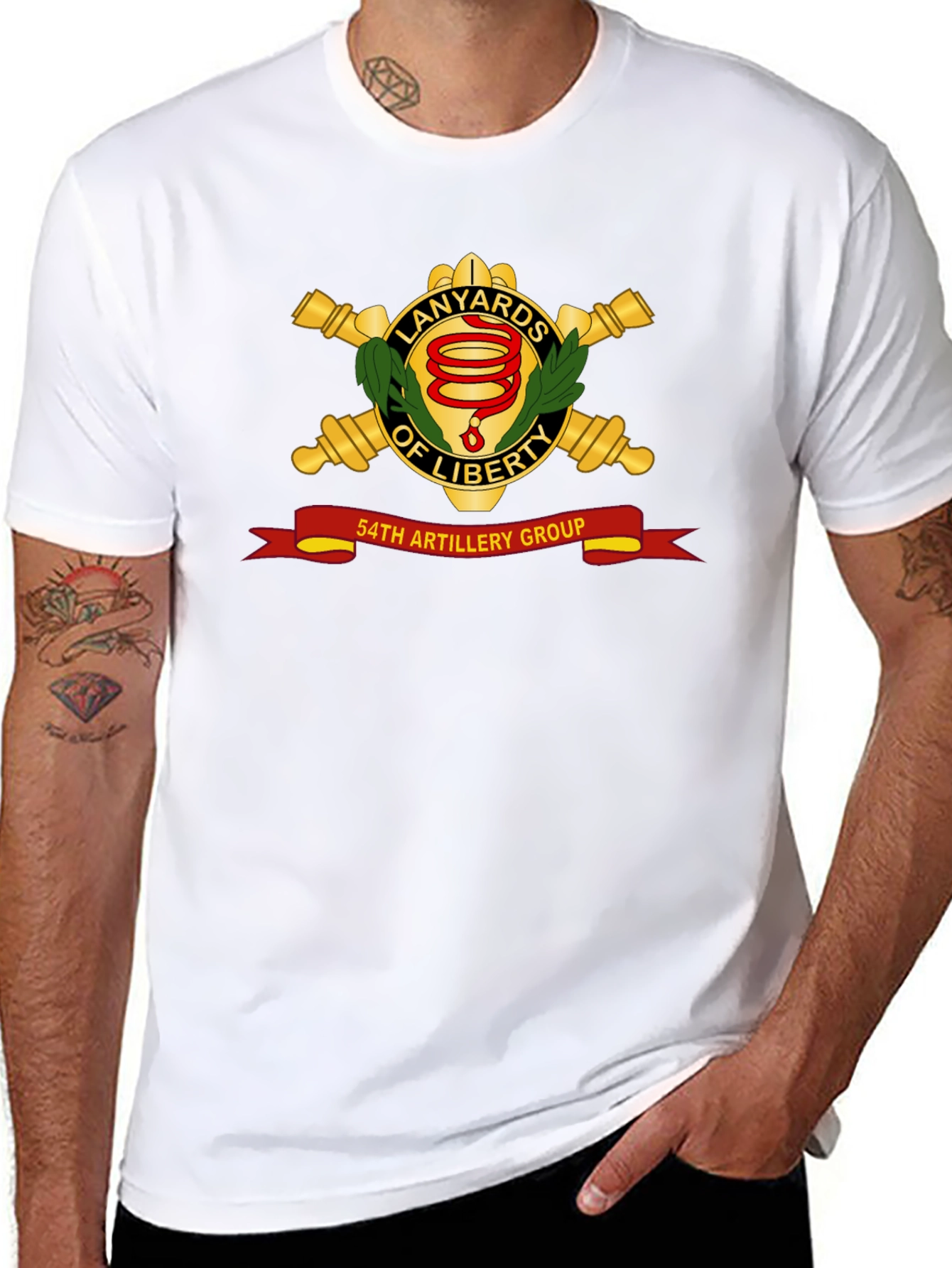 54th Artillery Group Lanyards of Liberty T-Shirt