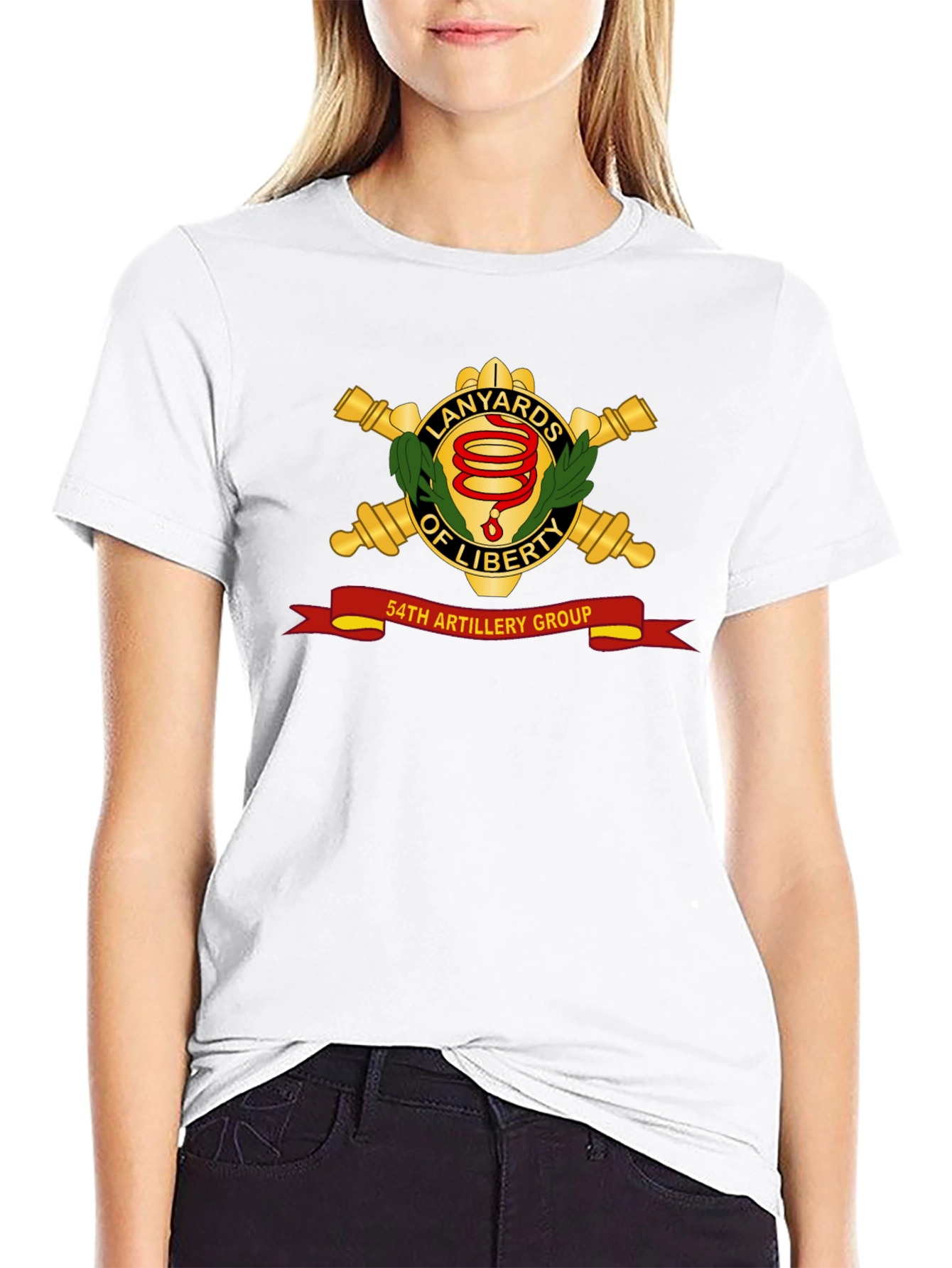 54th Artillery Group Lanyards of Liberty T-Shirt