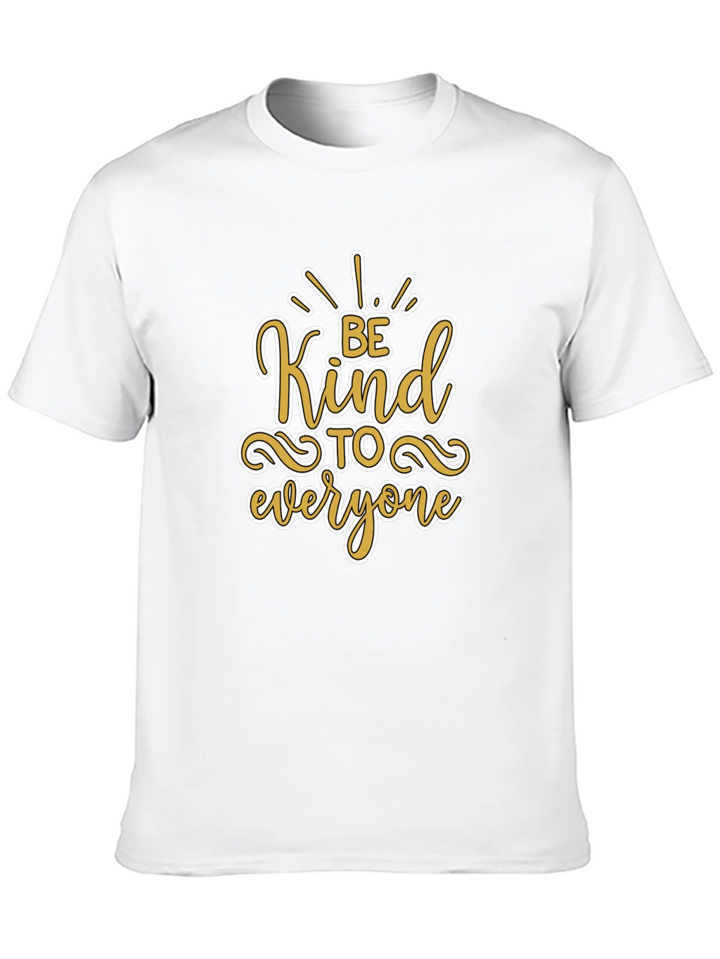 Be Kind to Everyone Black Graphic T-Shirt