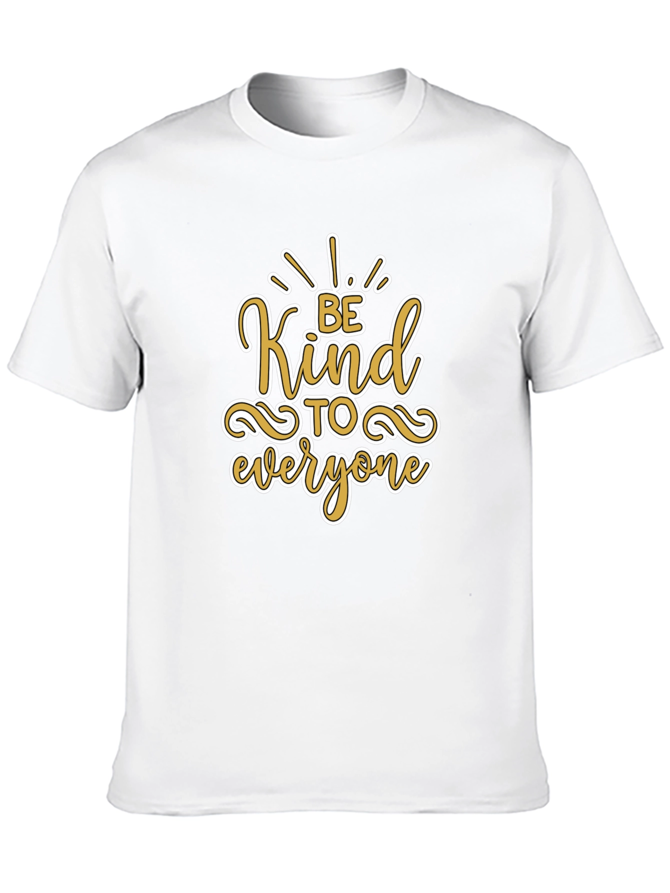 Be Kind to Everyone Black Graphic T-Shirt