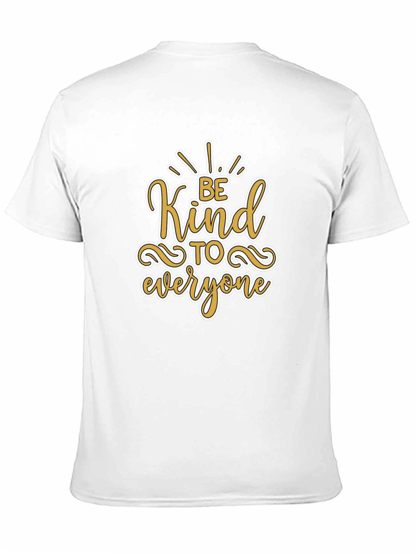 Be Kind to Everyone Black Graphic T-Shirt