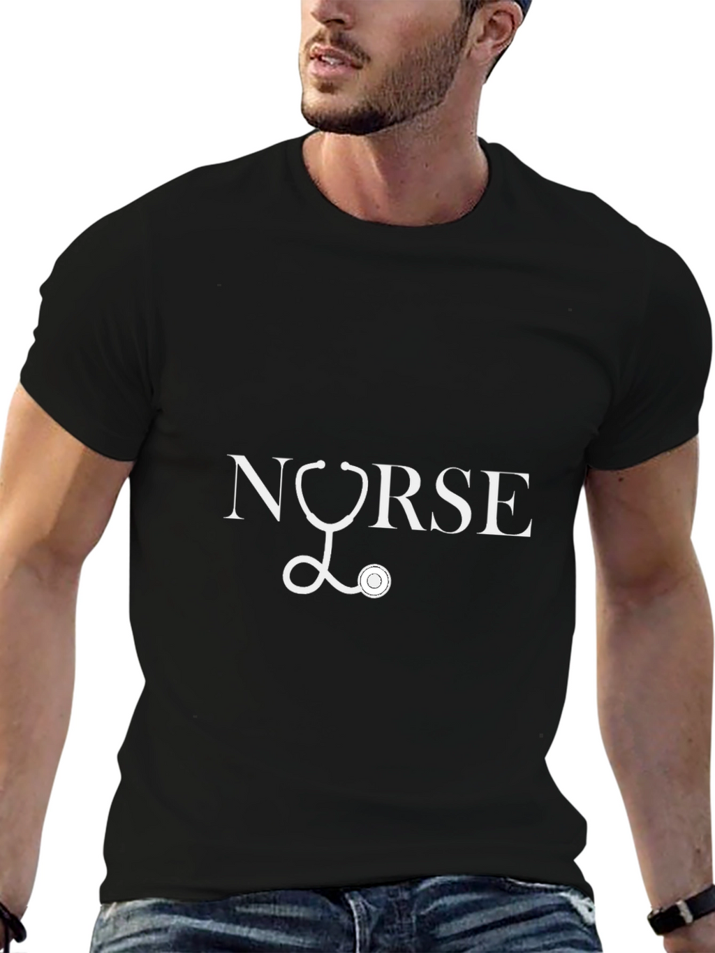 Nurse Stethoscope Graphic Tee