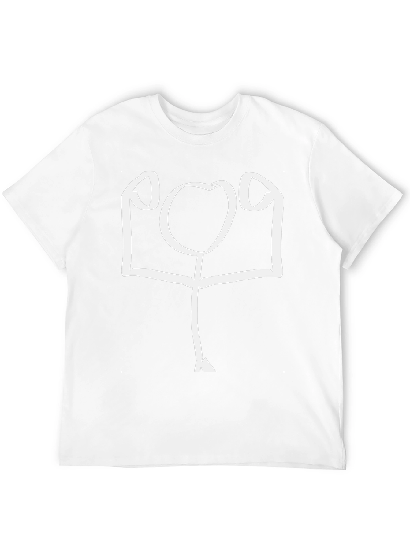 Funny Stick Figure Gym T-Shirt