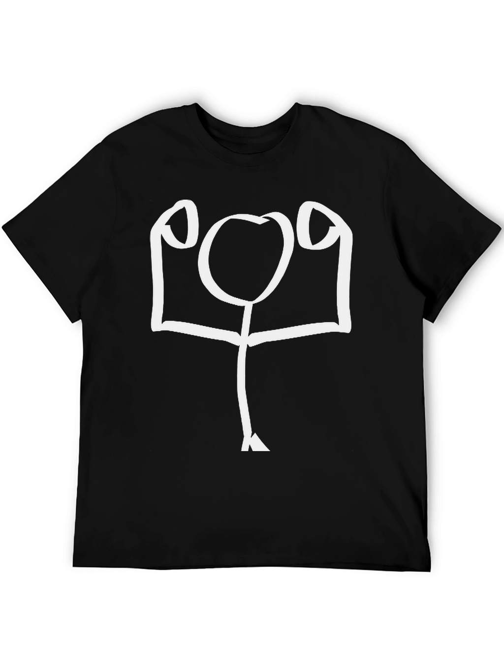 Funny Stick Figure Gym T-Shirt