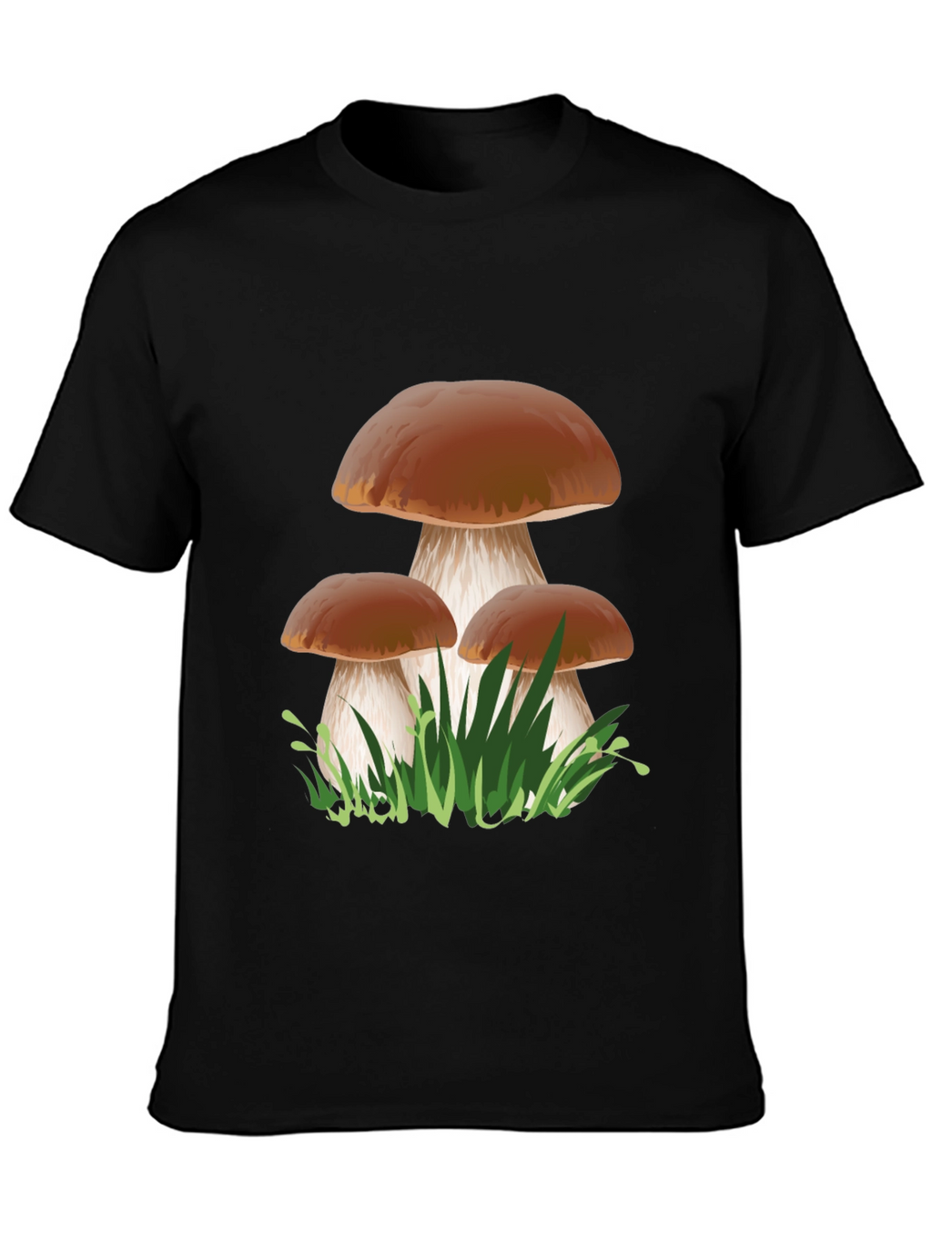 Mushroom Graphic Print Tee - Nature Lovers T-Shirt