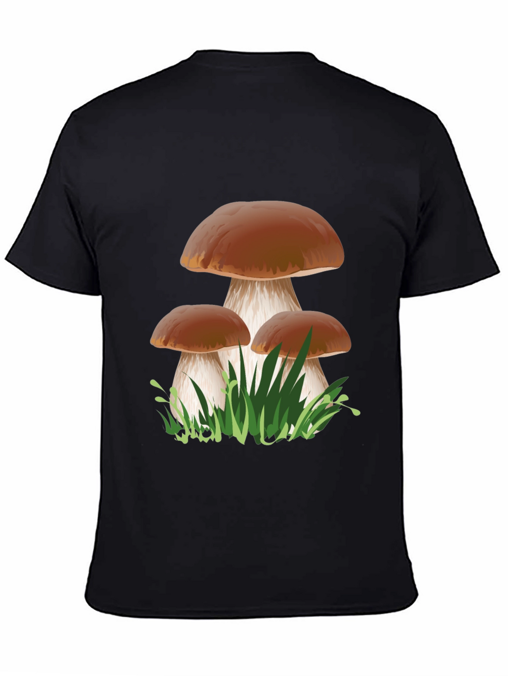 Mushroom Graphic Print Tee - Nature Lovers T-Shirt