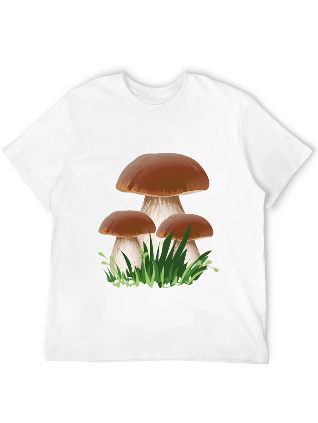 Mushroom Graphic Print Tee - Nature Lovers T-Shirt