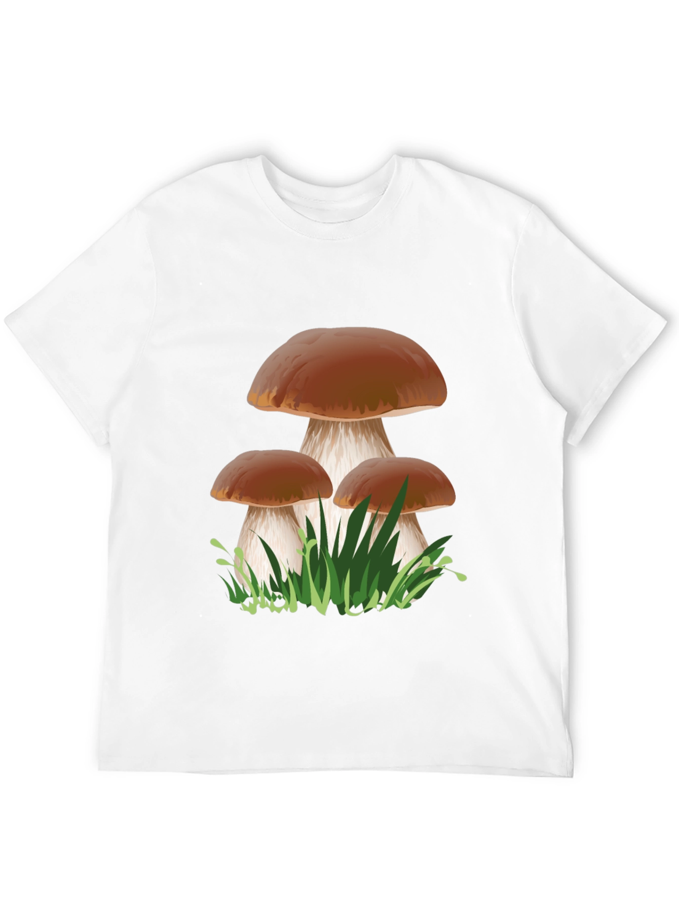 Mushroom Graphic Print Tee - Nature Lovers T-Shirt