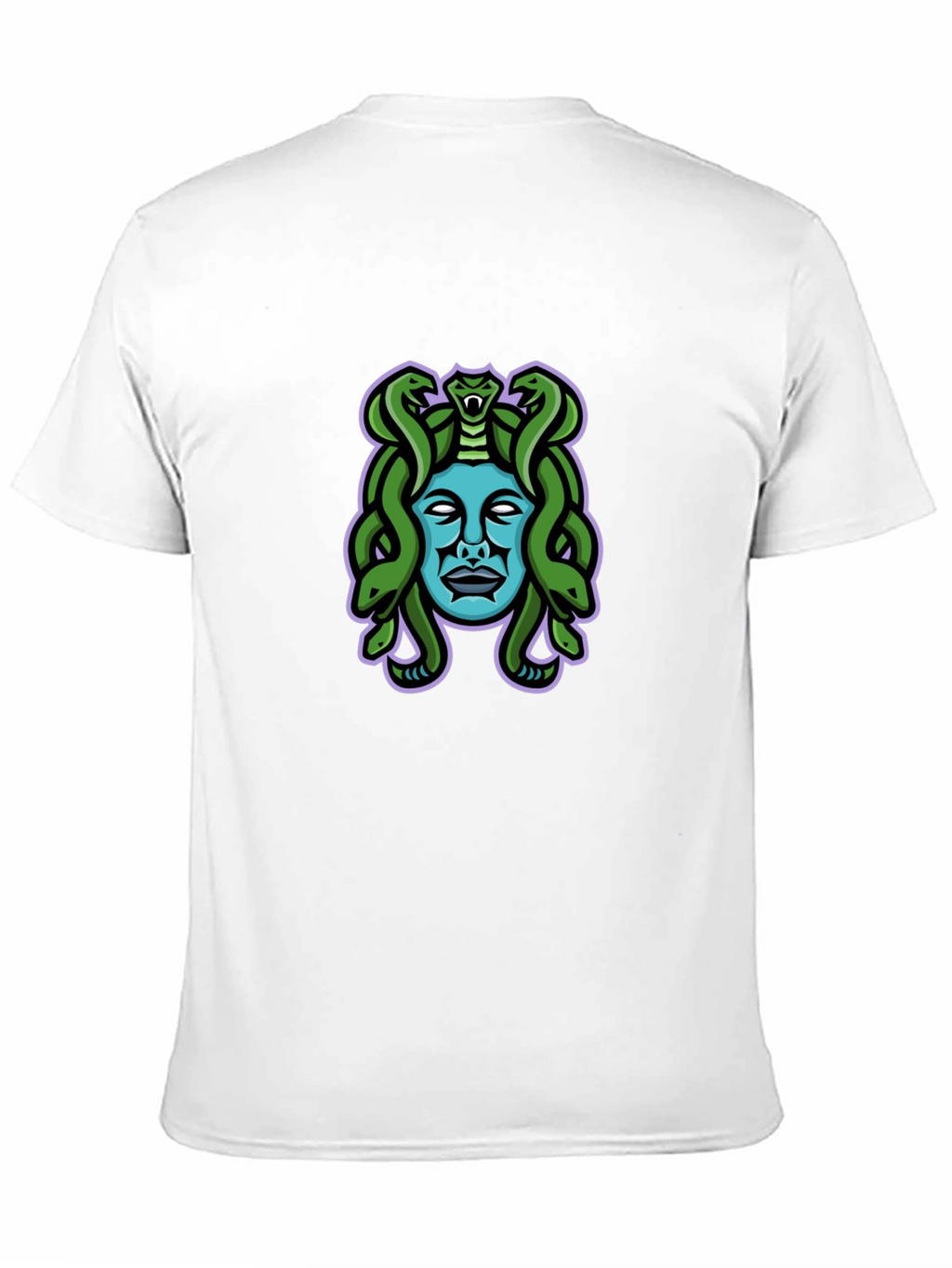 Medusa Graphic Tee - Black Cotton Blend