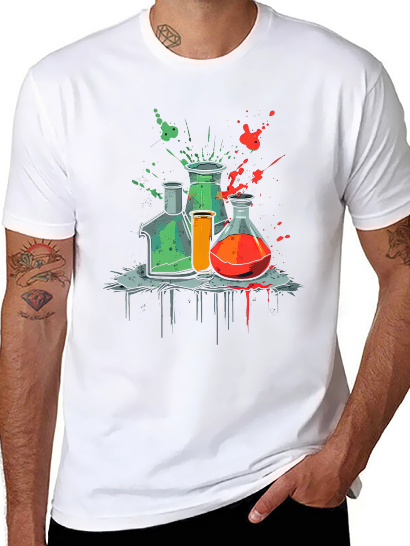 Science Beaker Graphic Tee