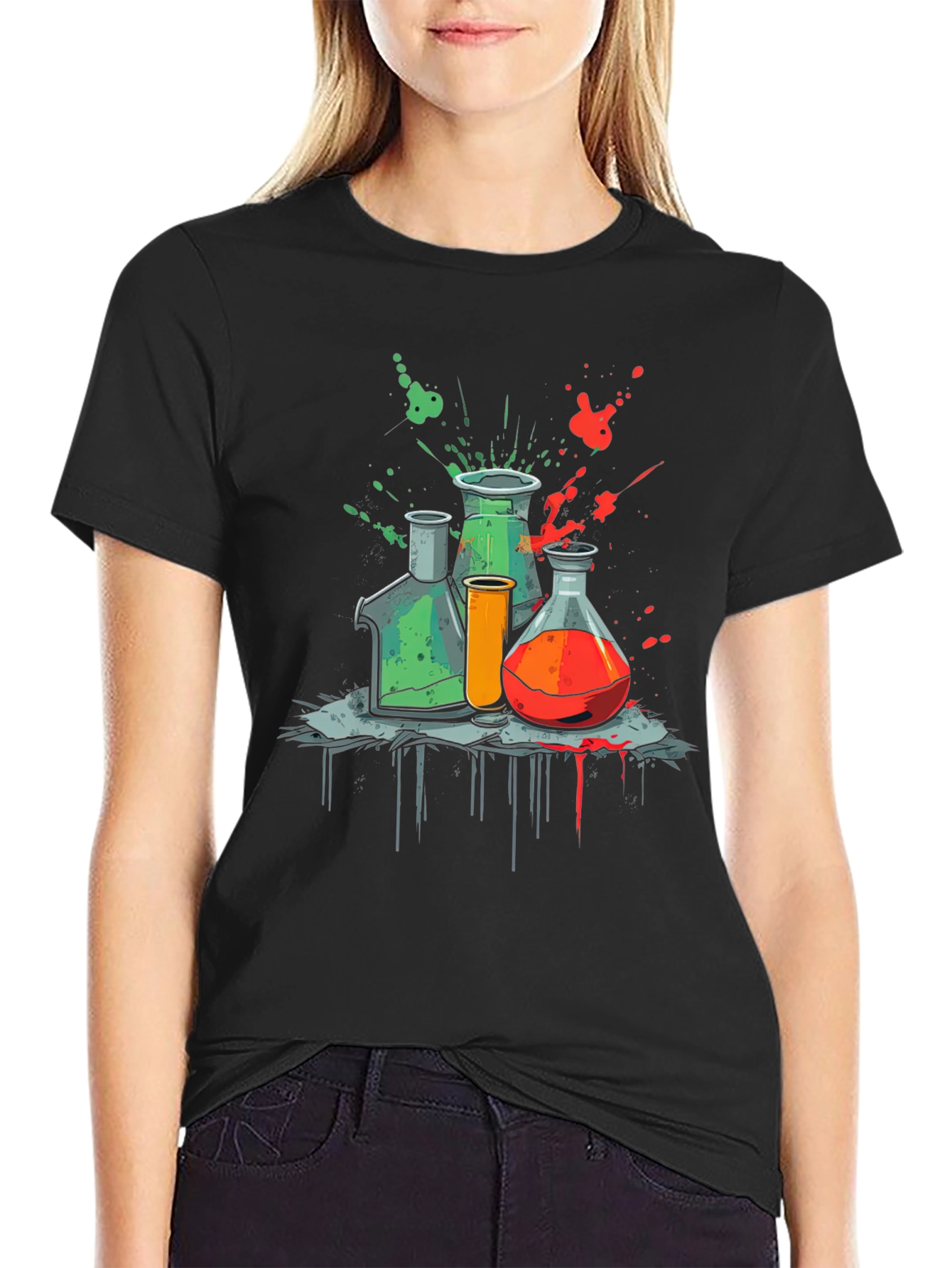 Science Beaker Graphic Tee