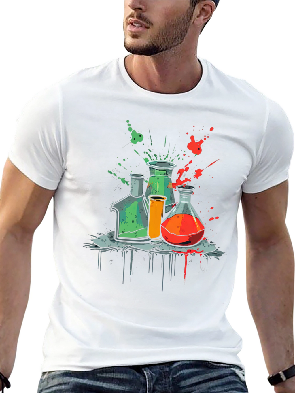 Science Beaker Graphic Tee