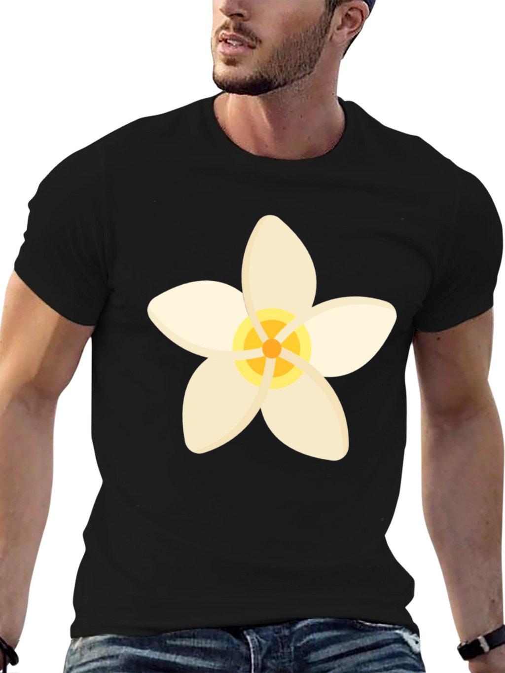Floral Print T-Shirt - Relaxed Fit