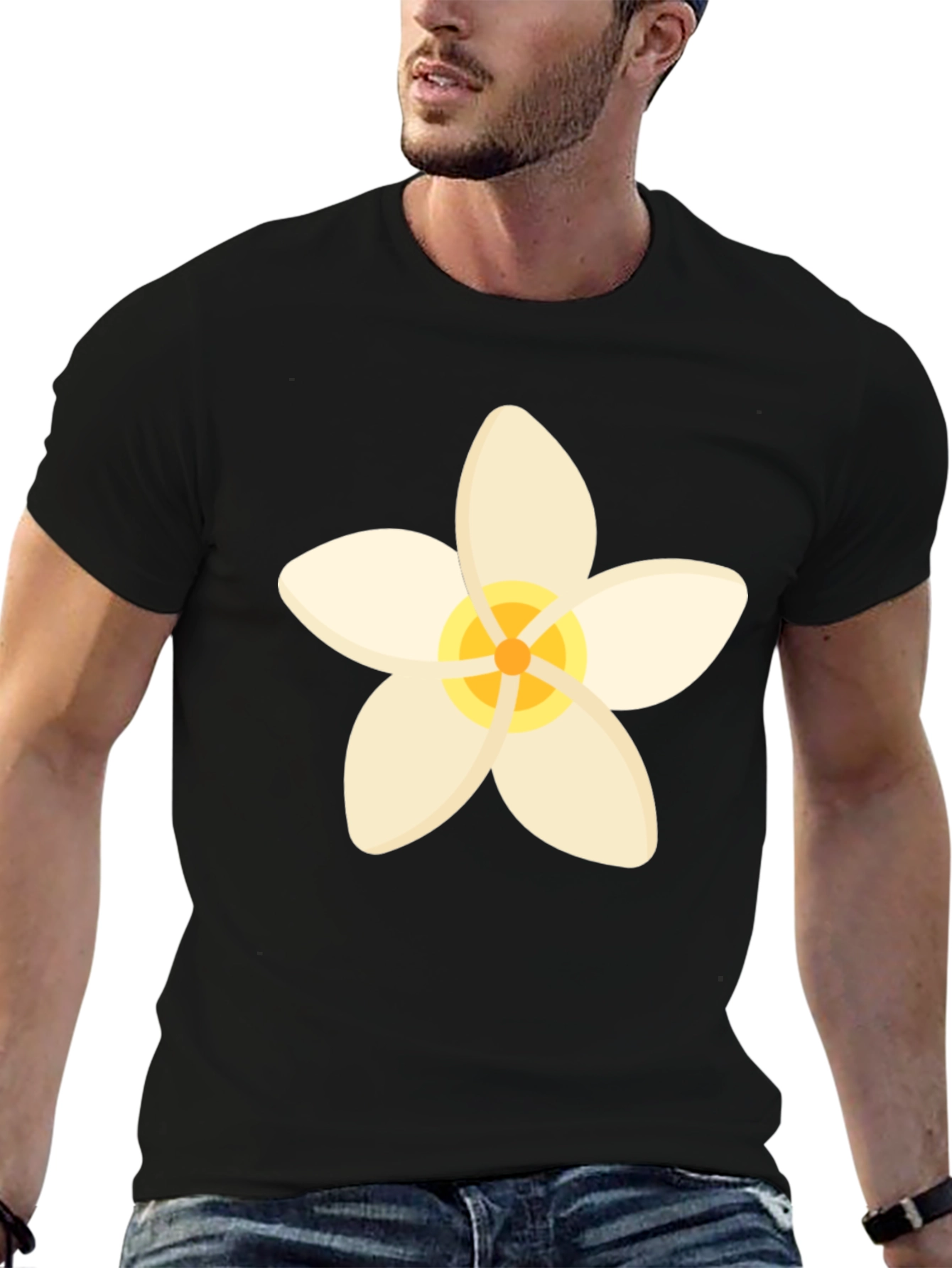 Floral Print T-Shirt - Relaxed Fit