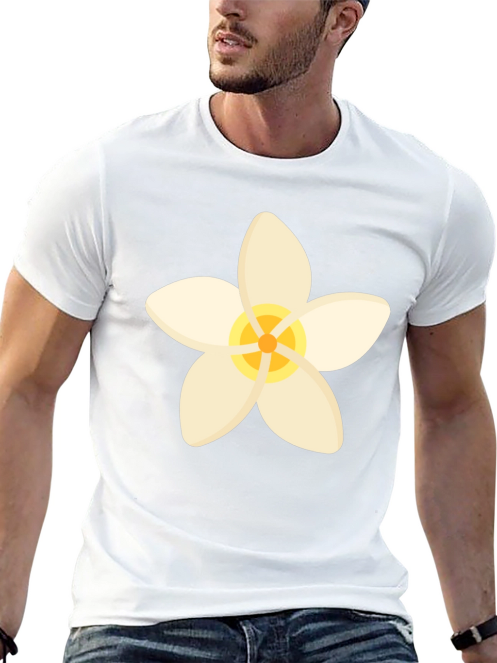 Floral Print T-Shirt - Relaxed Fit