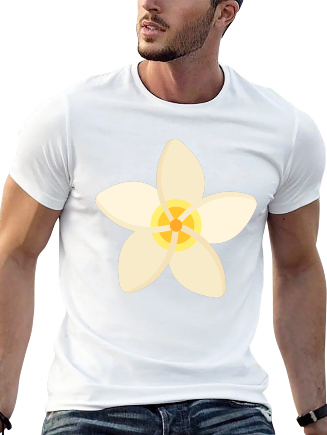 Floral Print T-Shirt - Relaxed Fit