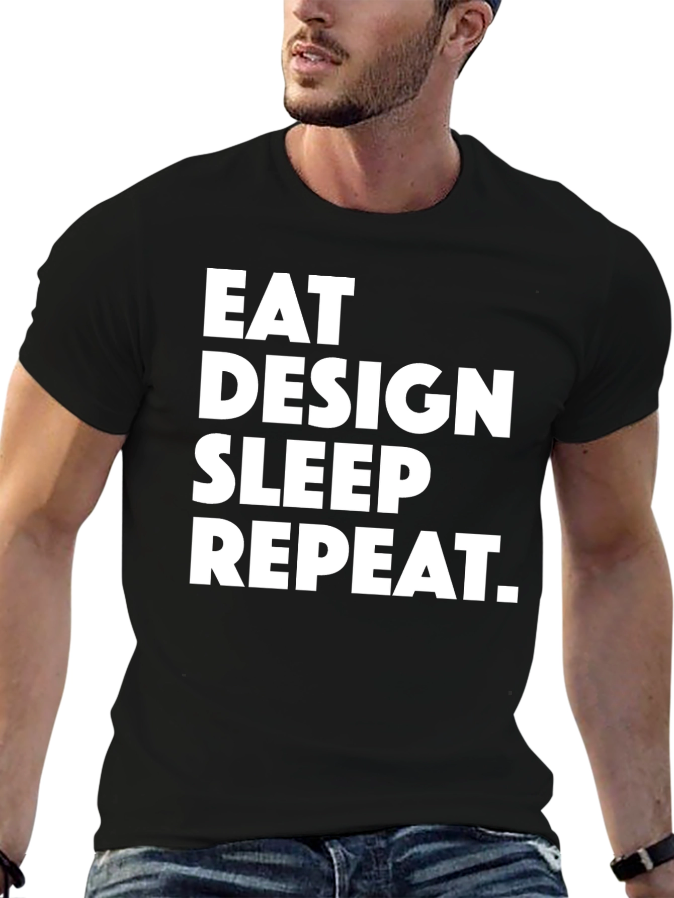 Eat Design Sleep Repeat Graphic Tee