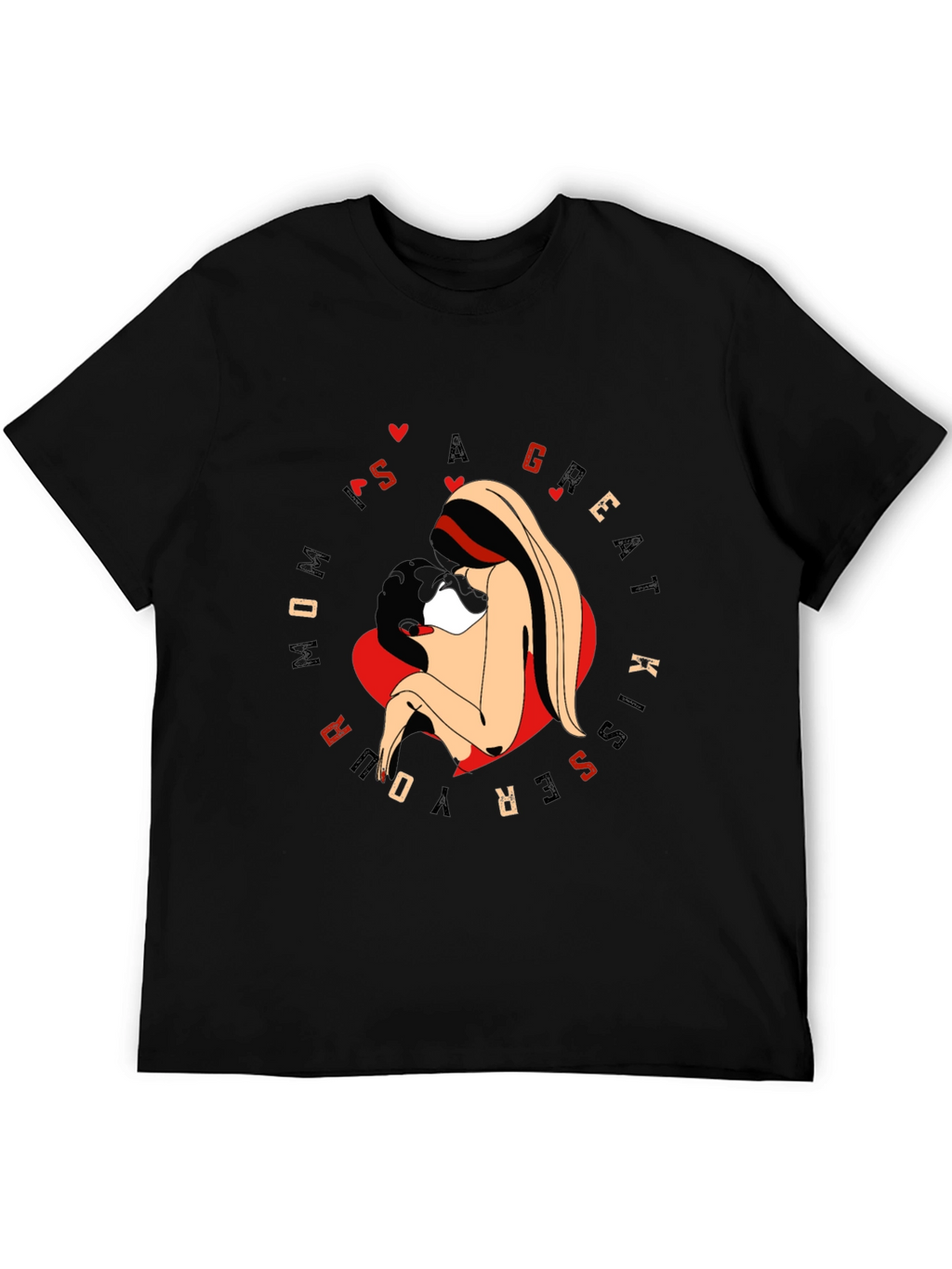 Mom Kiss Graphic Tee - Great Kisser Shirt