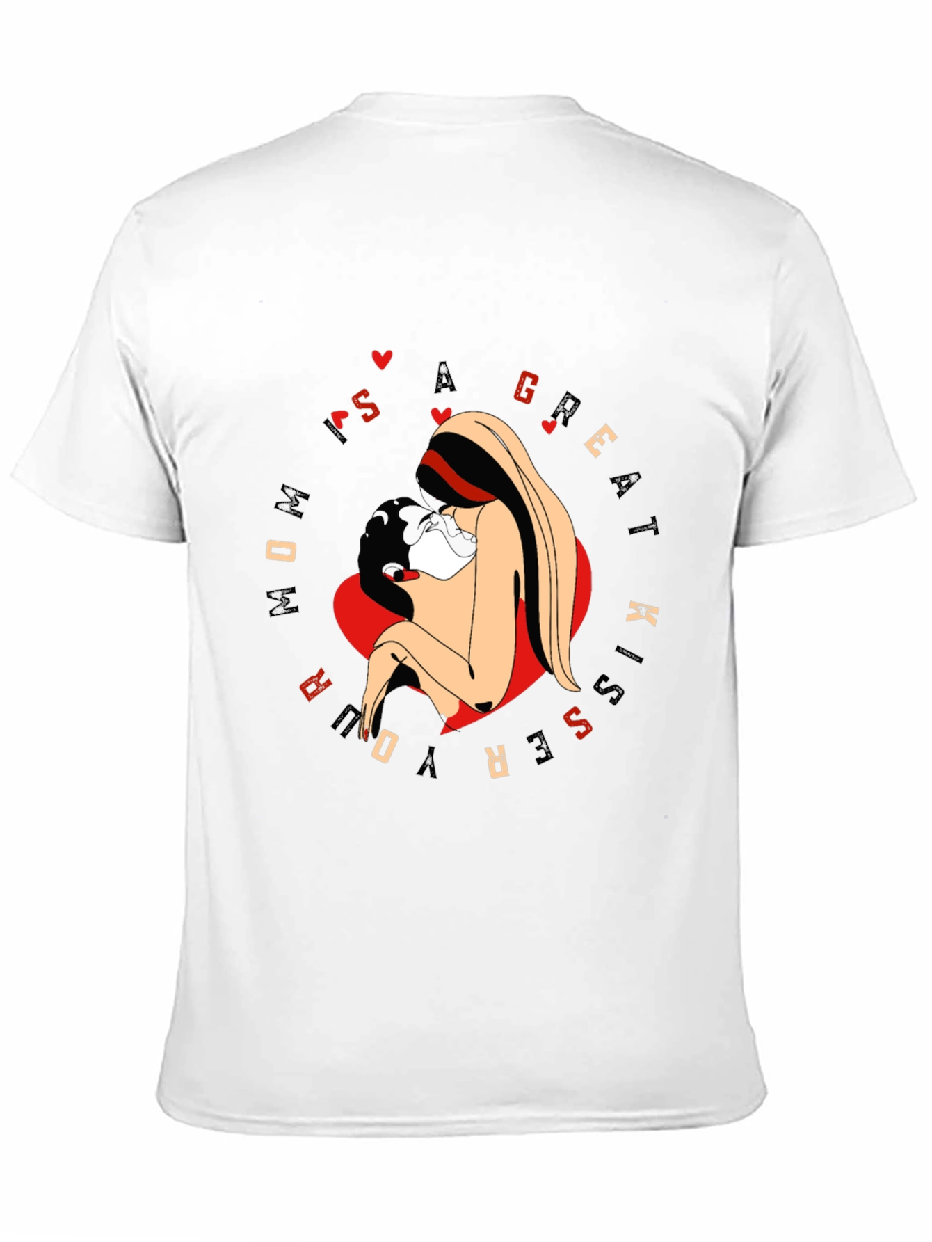 Mom Kiss Graphic Tee - Great Kisser Shirt