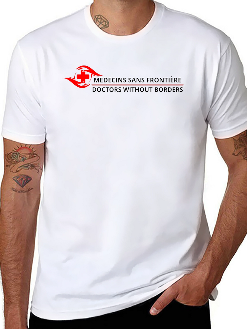 Doctors Without Borders Black T-Shirt
