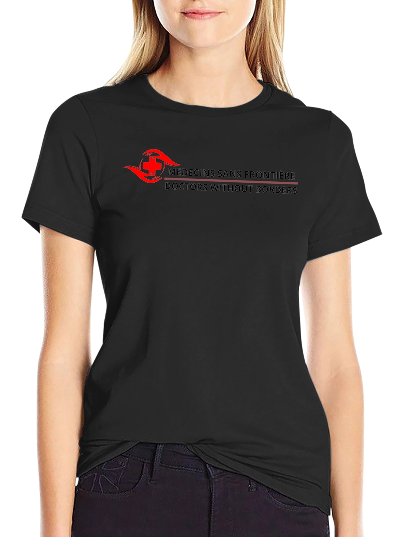 Doctors Without Borders Black T-Shirt